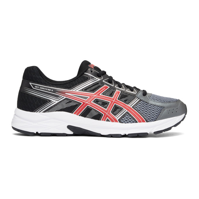 Asics Black & Red Gel-Contend 4 Sneakers