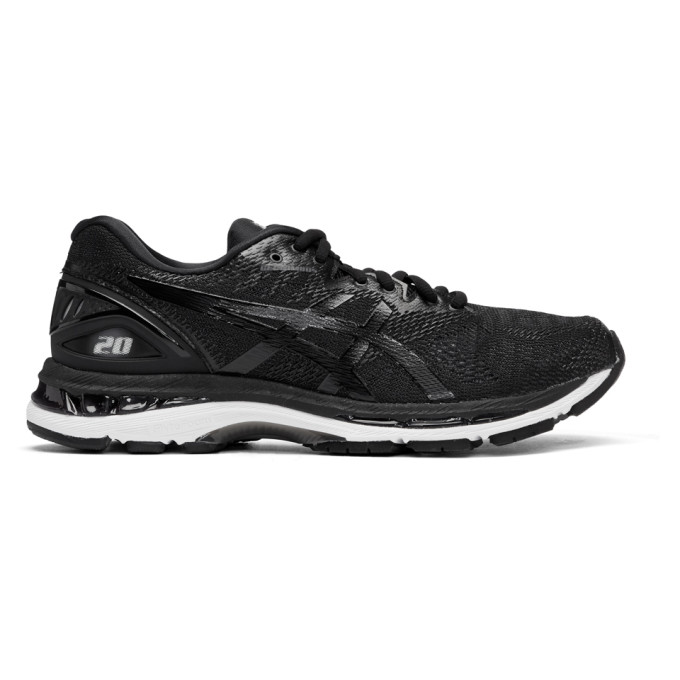 Asics Black & White Gel-Nimbus 20 Sneakers