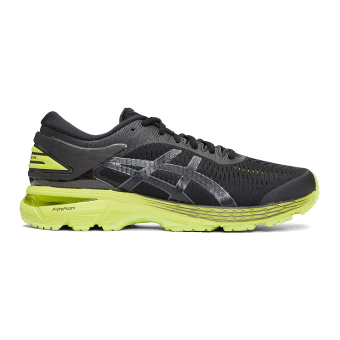 Asics Black & Green Gel-Kayano 25 Sneakers