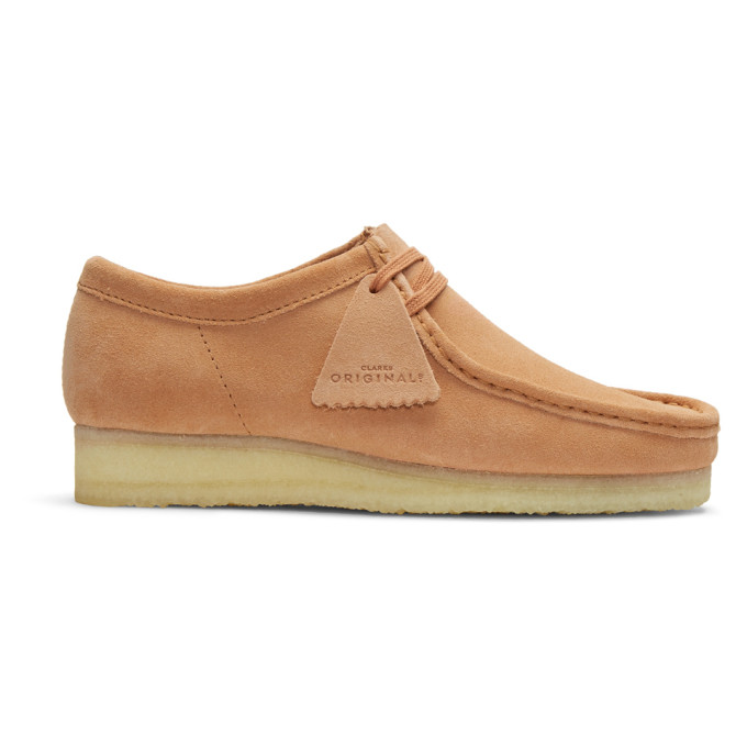 Clarks Originals Pink Suede Wallabee Moccasins