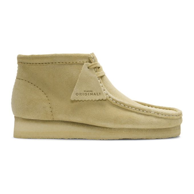 Clarks Originals Tan Suede Wallabee Boots