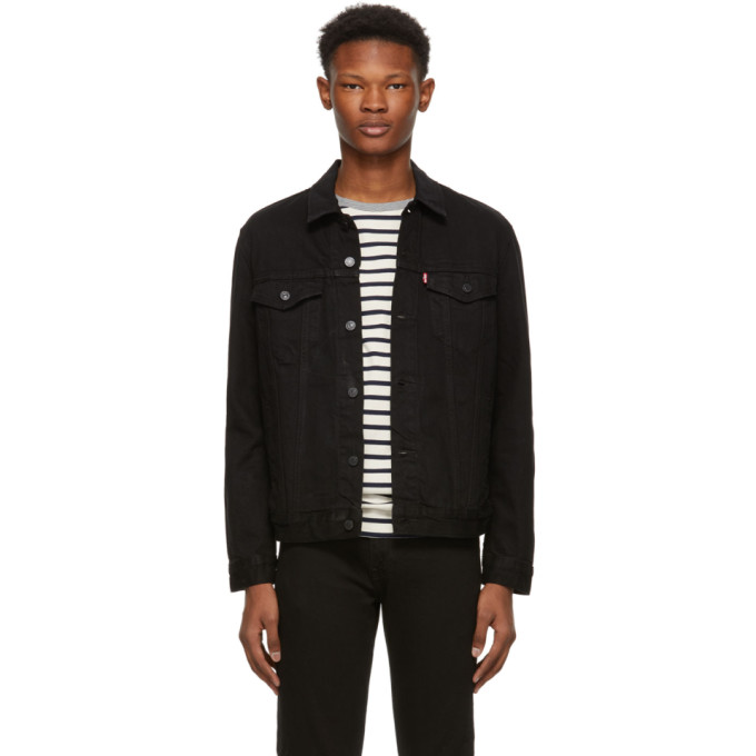 Levis Black Denim Trucker Jacket
