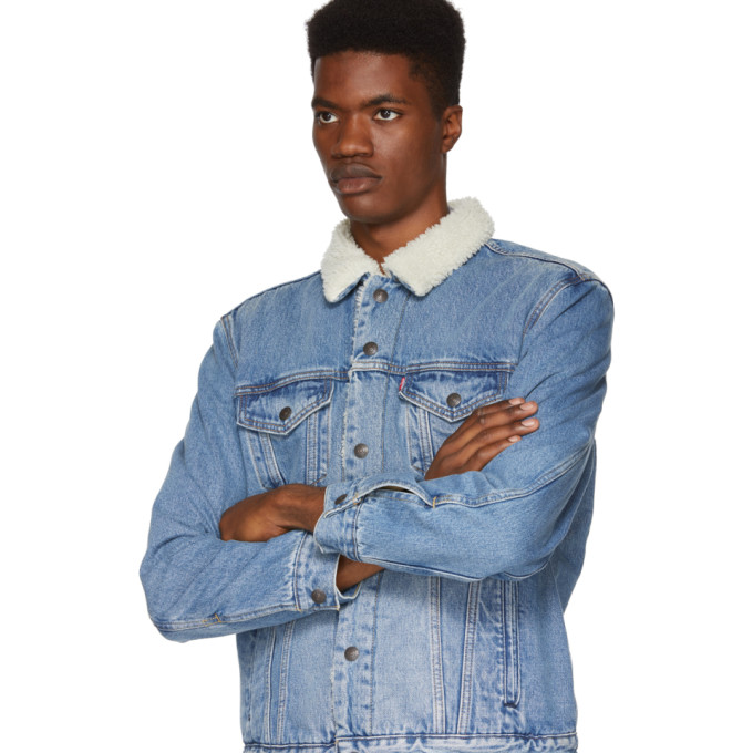 levi's youngstown sherpa trucker jacket