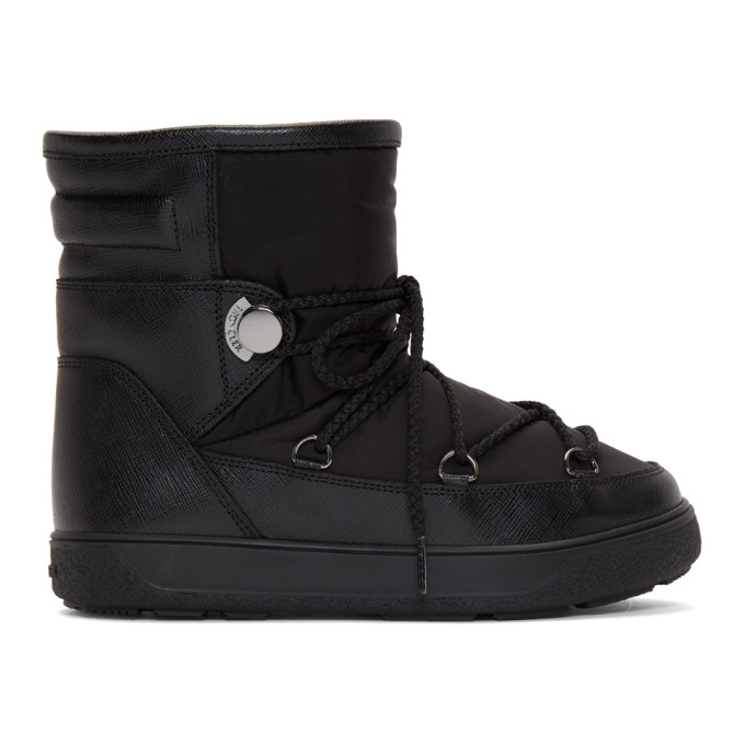 Moncler Black Stephanie Moon Boots