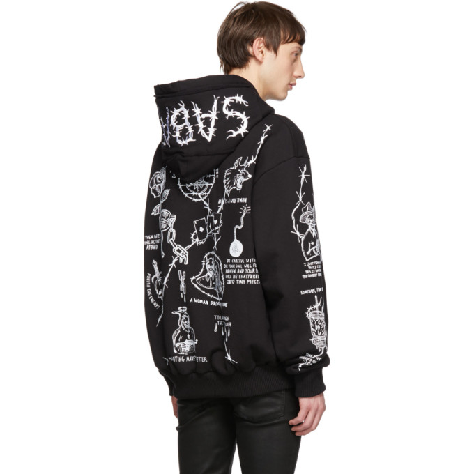 WARREN LOTAS WARREN LOTAS BLACK SABATA HOODIE