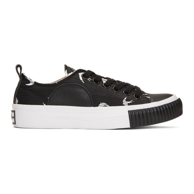 McQ Alexander McQueen Black Plimsoll Low Sneakers