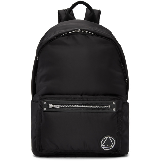 McQ Alexander McQueen Black Loveless Backpack