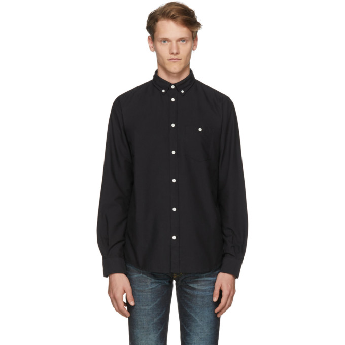 Norse Projects ブラック Anton オックスフォード シャツ