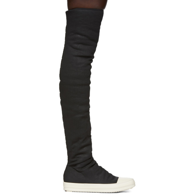 Rick Owens Drkshdw Black Stocking Sneakers