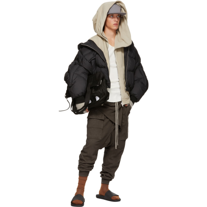 RICK OWENS DRKSHDW RICK OWENS DRKSHDW GREY PRISONER MEMPHIS LOUNGE PANTS