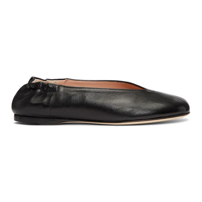 Acne Studios Black Oddry Ballerina Flats