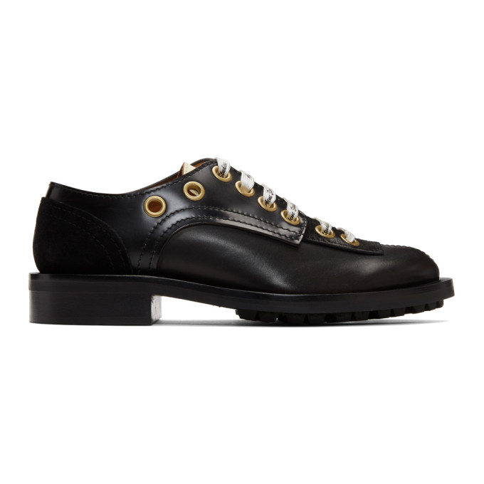 Acne Studios Black Lace-Up Derbys