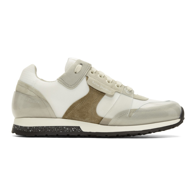 Acne Studios White Jimmy Label Sneakers