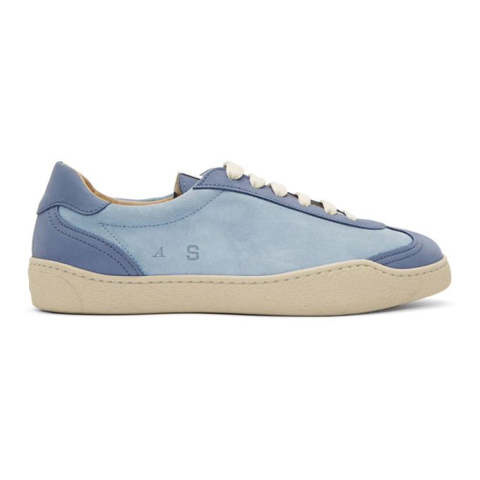 Acne Studios Blue Nubuck Lars Sneakers