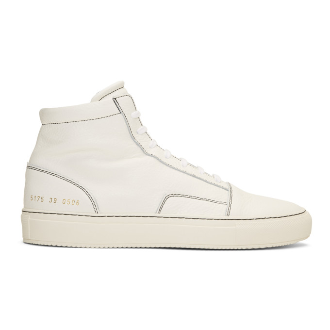 Common Projects White Skate Mid Sneakers