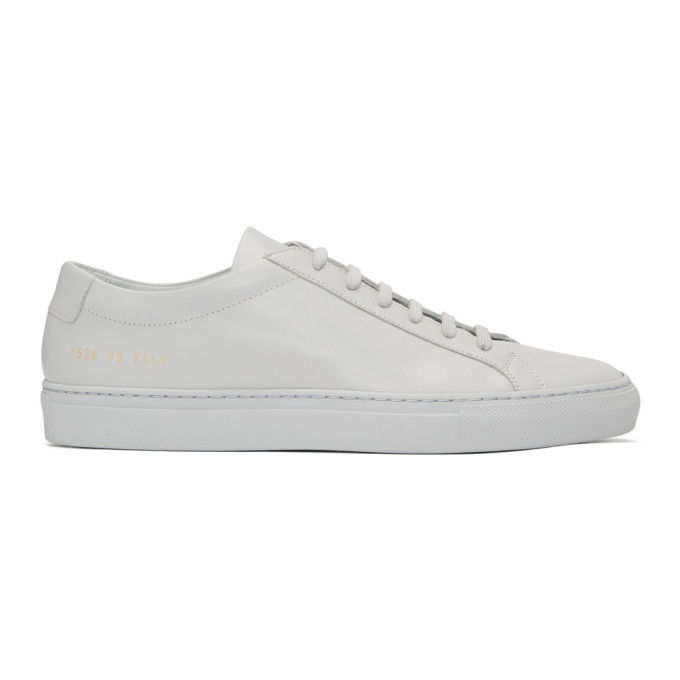 Common Projects Grey Original Achilles Low Sneakers
