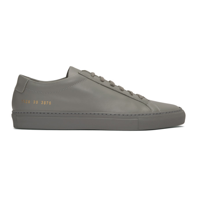 Common Projects Grey Original Achilles Low Sneakers