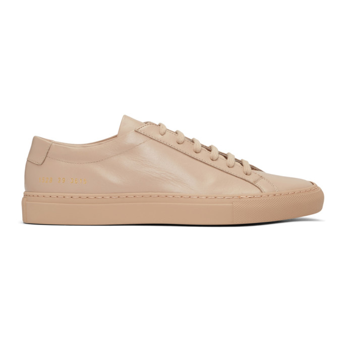 Common Projects Pink Original Achilles Low Sneakers