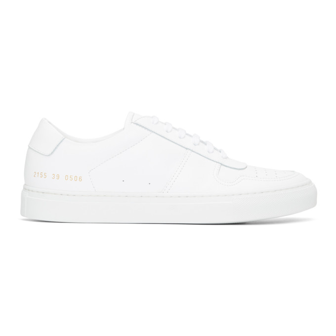 Common Projects White BBall Low Sneakers
