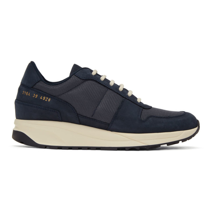 Common Projects Navy Track Vintage Sneakers