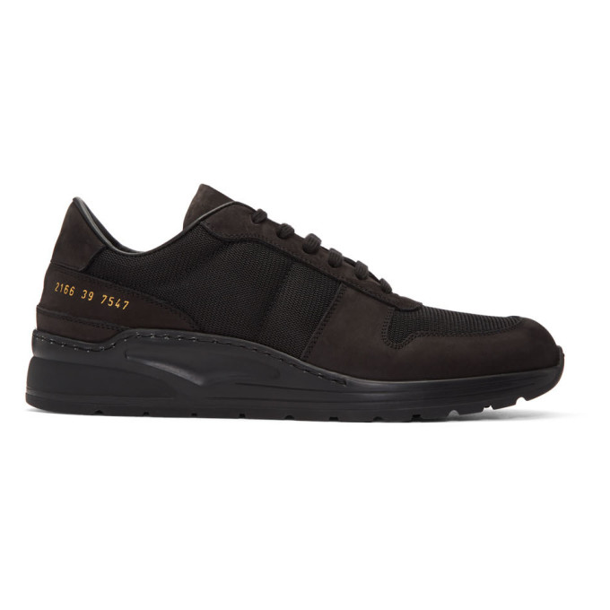 Common Projects Black New Track Sneakers