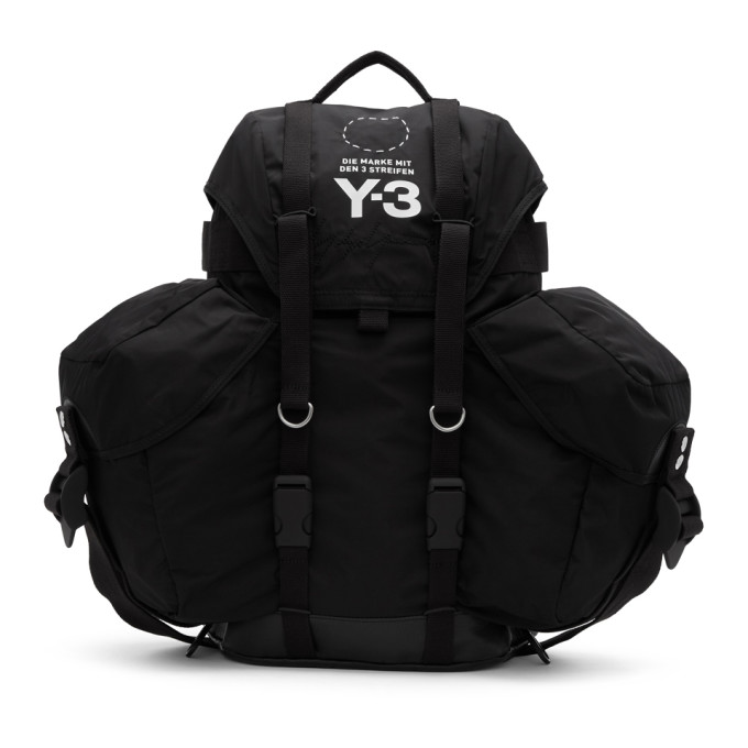 Y-3 Black Utility Backpack