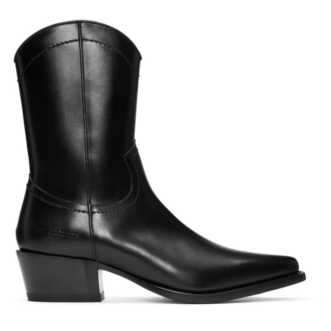 Dsquared2 Black Arizona Boots