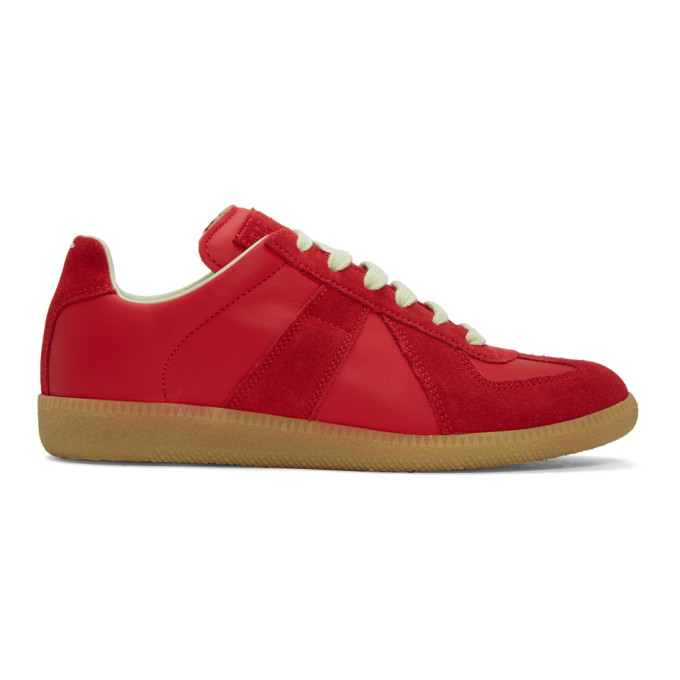 Maison Margiela SSENSE Exclusive Red Replica Sneakers