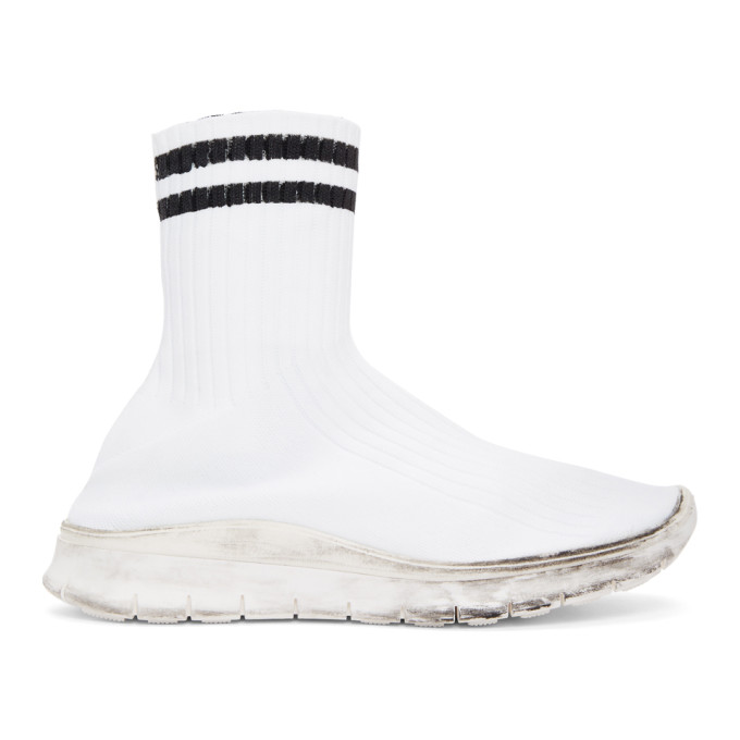 Maison Margiela White Sock High-Top Sneakers