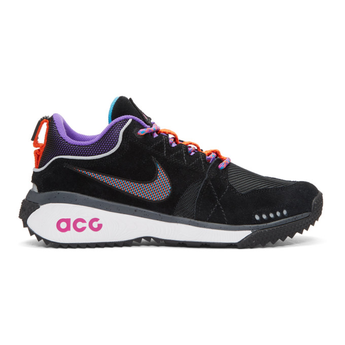 Nike ACG Black & Purple ACG Dog Mountain Sneakers