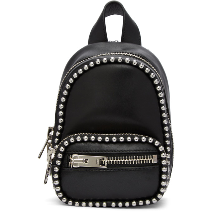 Alexander Wang Black Mini Attica Soft Backpack XBody Bag