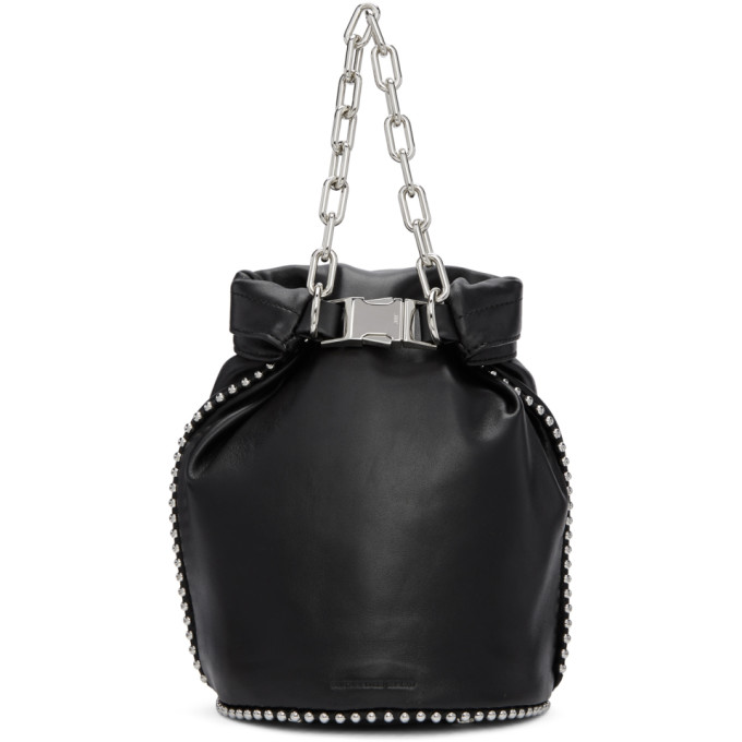 Alexander Wang Black Attica Soft Dry Sack Bag