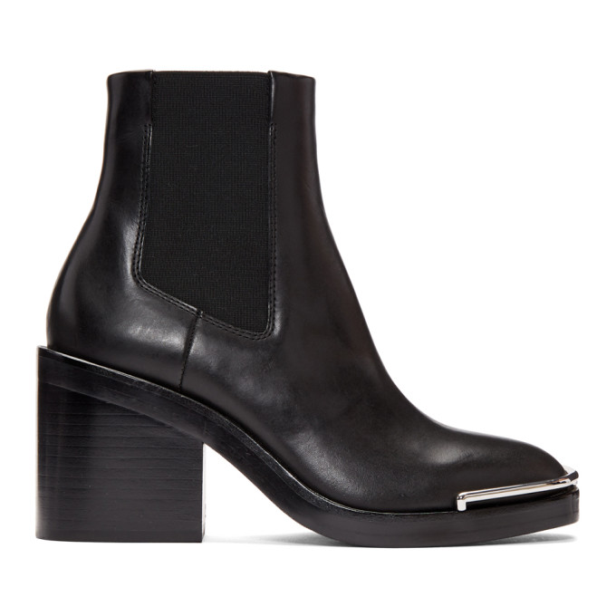 Alexander Wang Black Halley Chelsea Boots