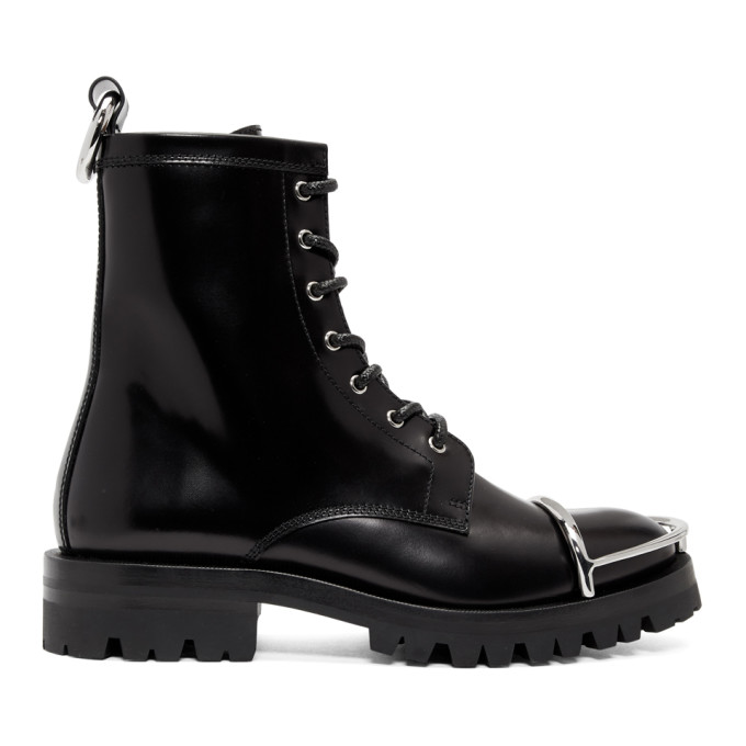 Alexander Wang Black London Box Boots