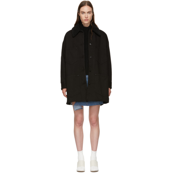 MM6 Maison Martin Margiela Black Denim Jacket