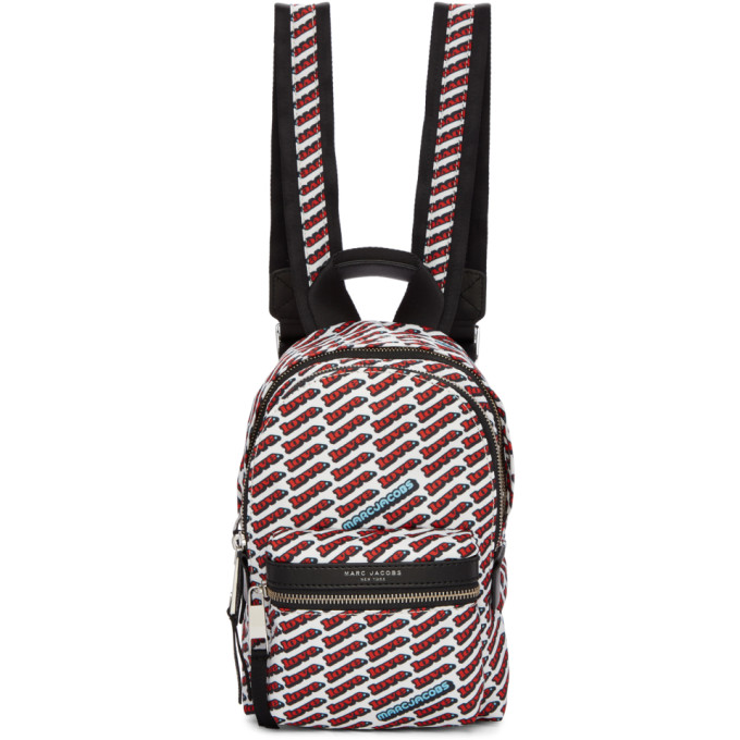 Marc Jacobs White & Red Mini 'Love' Backpack