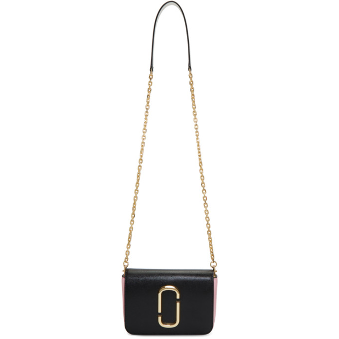 Marc Jacobs Black & Pink Hip Shot Bag