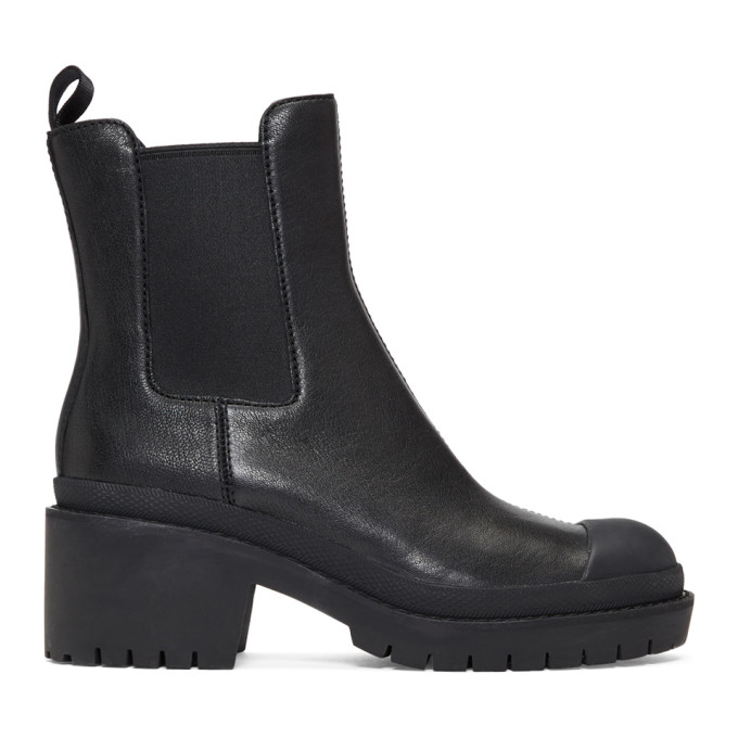 Marc Jacobs Black Lina Chelsea Boots