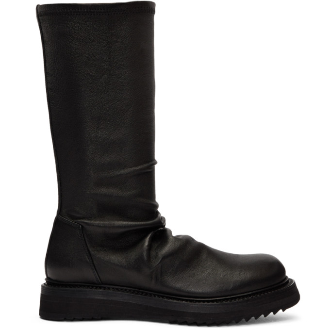 Rick Owens Black Sock Boots