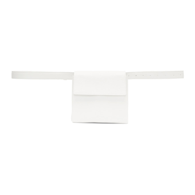 Jil Sander White Mini Belt Pouch