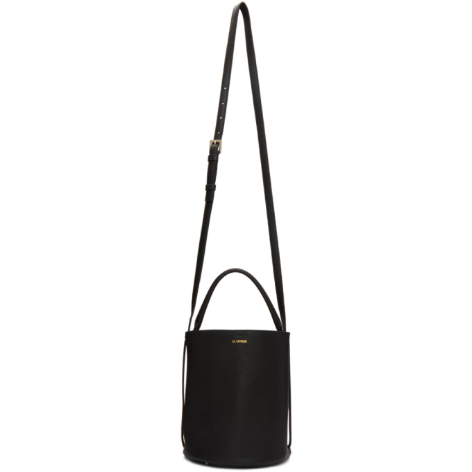 Jil Sander Black Small Basket Bag