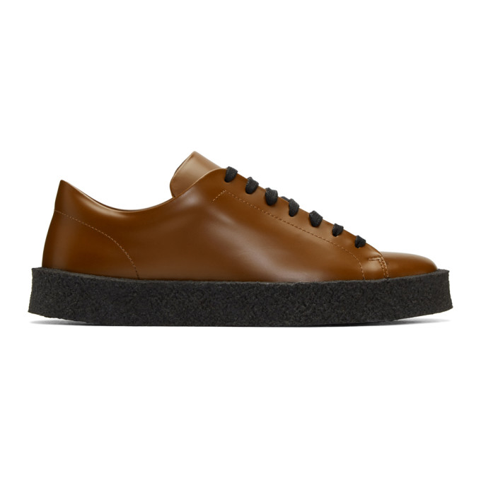 Jil Sander Brown Antick Sneakers