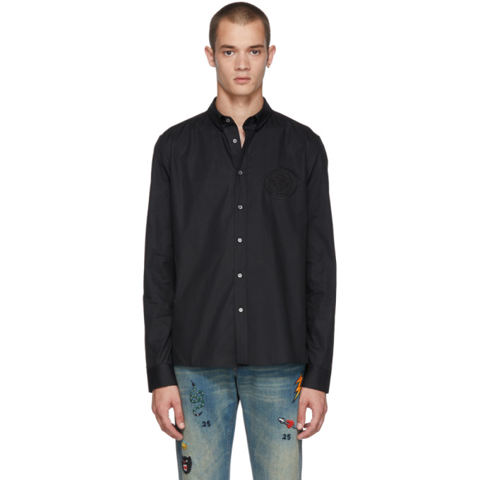 Balmain ブラック Crest シャツ