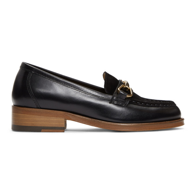 A.P.C. Black Diana Loafers