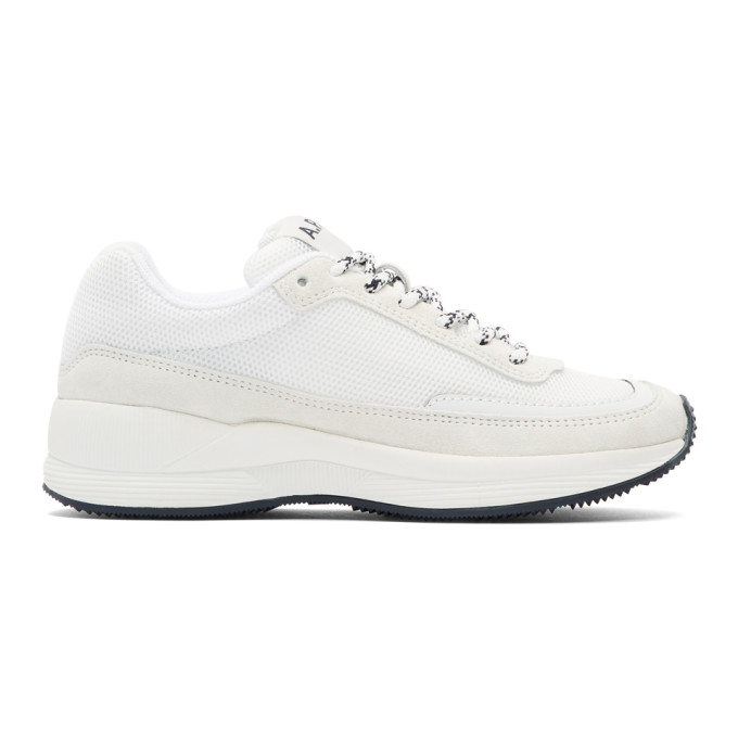 A.P.C. White Femme Sneakers