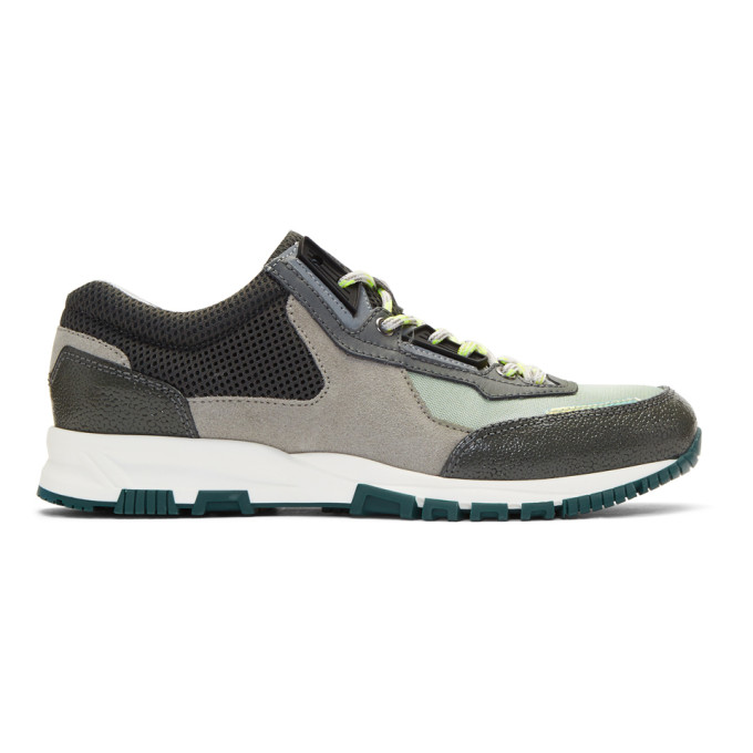 Lanvin Green & Grey Sport Sneakers