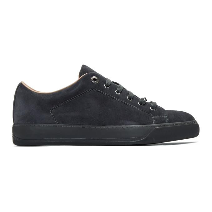 Lanvin Grey Suede Sneakers
