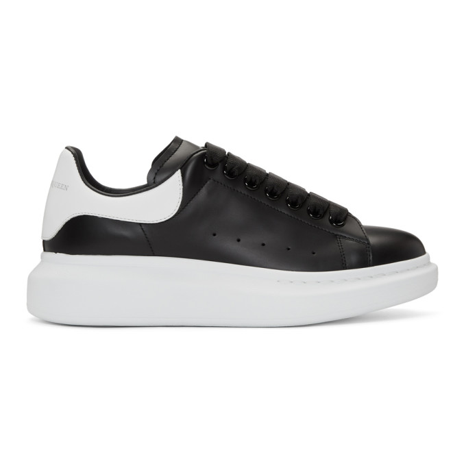 Alexander McQueen Black & White Oversized Sneakers