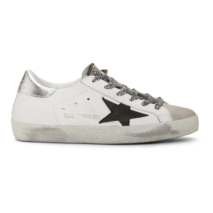 Golden Goose SSENSE Exclusive White Superstar Sneakers