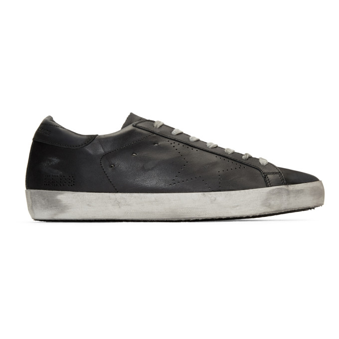 Golden Goose Black Skate Superstar Sneakers